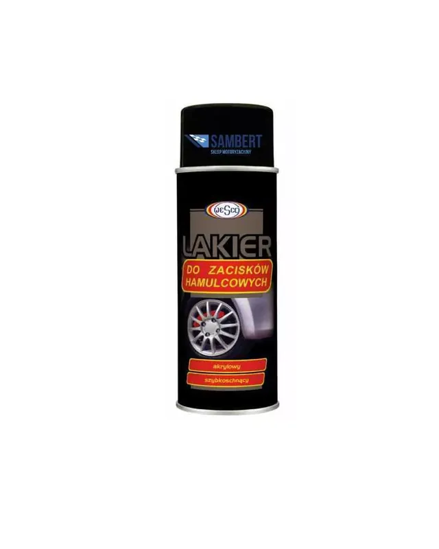Łatwe zamówienie | Wesco lakier do zacisków hamulcowych czarny 400 ml