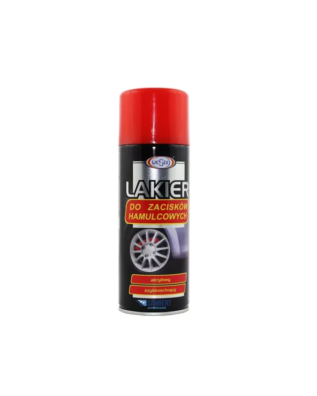 Wesco lakier do zacisków hamulcowych czerwony 400 ml - Końcówka serii