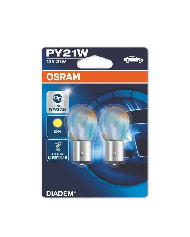 żarówka Osram diadem py 21w 12v duo 2 szt - Nowość w sprzedaży