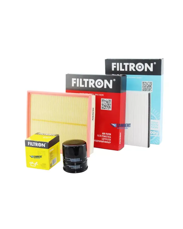 Najwyższa jakość | Zestaw 3 filtrów Filtron Ford Fiesta VIi 7 mk7 1.25 1.4 1.6