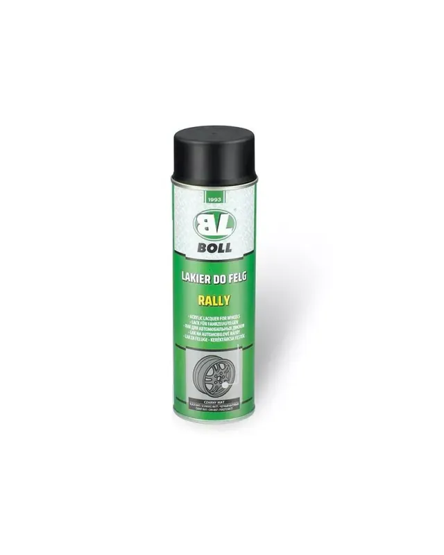 BOLL lakier do felg samochodowych czarny mat spray - Hit