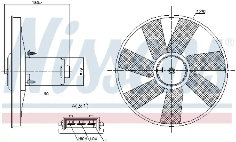 Łatwy zwrot | WENTYLATOR CHŁODNICY VW
