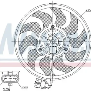 Zamów dziś - Wentylator chłodnicy NISSENS 85755