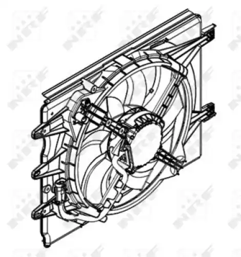 Wentylator silnika NRF 47595 51921113 - Na zamówienie