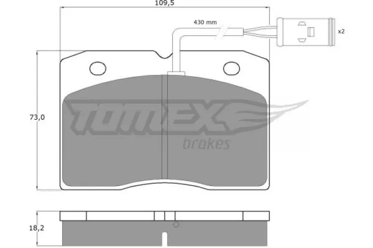 Klocki hamulcowe TOMEX 1140 21048182 | Już w sprzedaży