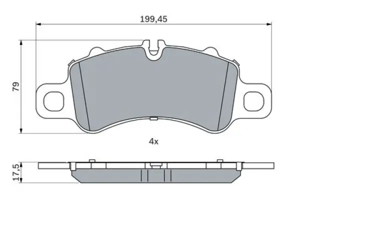 KLOCKI HAMULC. PORSCHE 911 (991) 15- PRZÓD | Sprawdzony produkt