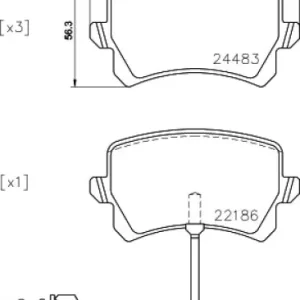 Klocki hamulcowe BREMBO P85142 8U0698451D - Sprawdzony produkt