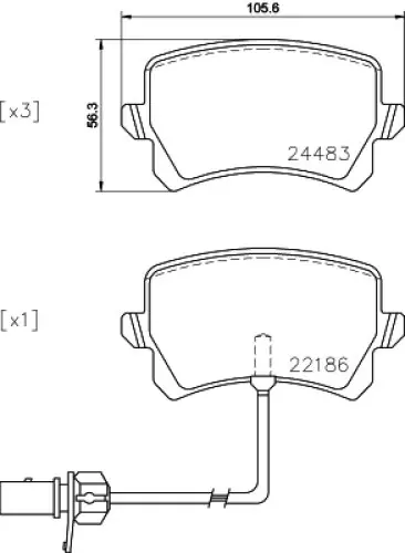 Klocki hamulcowe BREMBO P85142 8U0698451D - Sprawdzony produkt