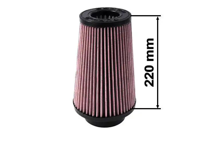 Wygodne zakupy | Filtr stożkowy TurboWorks H 220mm OTW 77mm Fioletowy