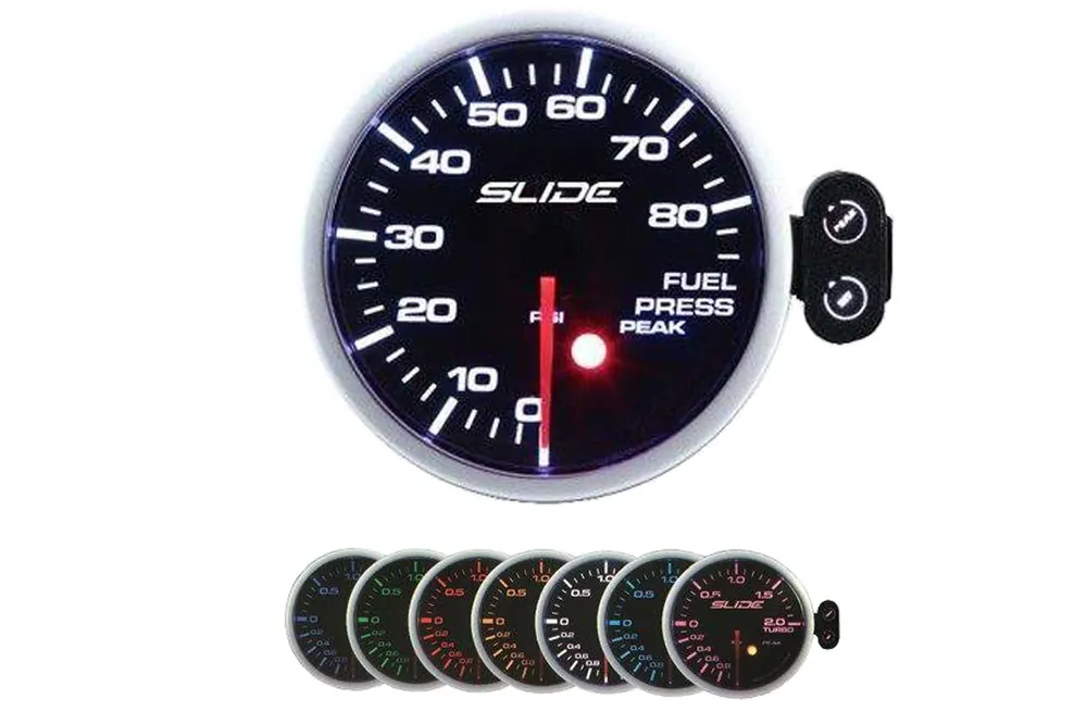Zegar Slide PK-SC 52mm - Fuel Pressure | Produkt polecany