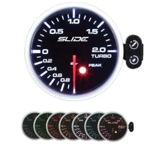 Super okazja - Zegar Slide PK-SC 52mm - Turbo Electric -1 do 2 BAR