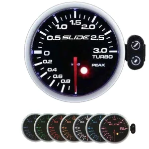 Zegar Slide PK-SC 52mm - Turbo Electric -1 do 3 BAR | Promocja kończy się wkrótce