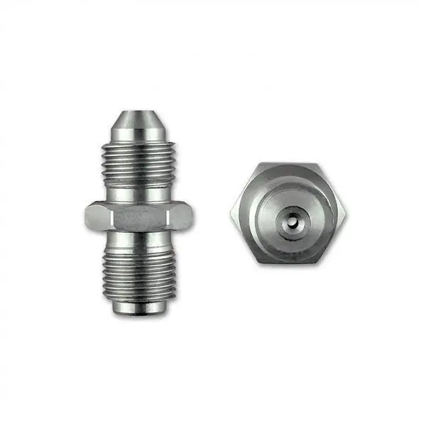 ADAPTER MĘSKO-MĘSKI ZE ZWĘŻKĄ - 7/16" X 20 UNF (-4 JIC) TO 7/16" X 24 GARRETT GT SERIES TURBO | Ekstra rabat