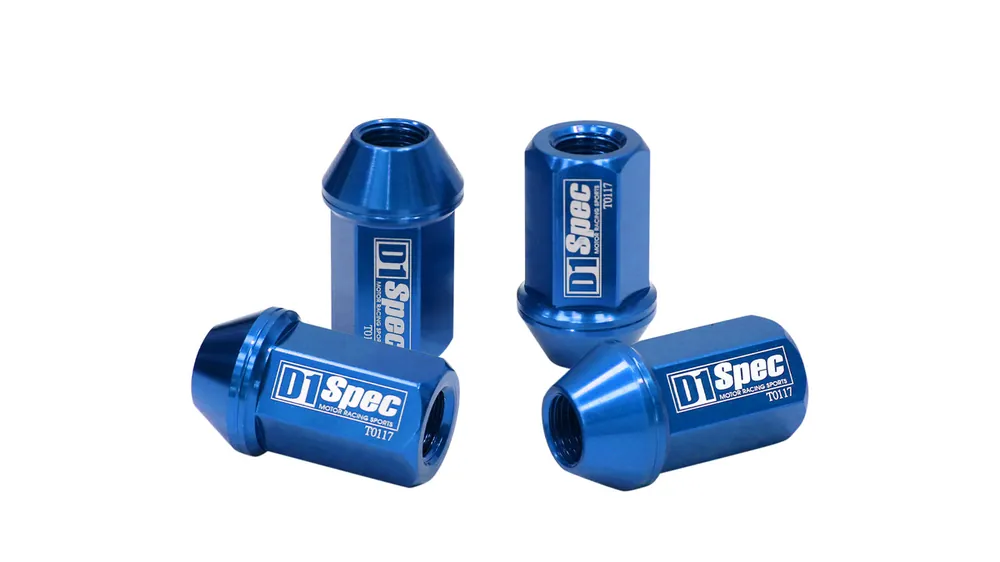 Nowa pozycja w ofercie | Kute Nakrętki D1Spec Alu M12x1,5 37mm Niebieskie