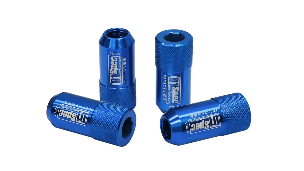 Popularny produkt - Kute Nakrętki D1Spec Alu M12x1,25 42mm Niebieskie HEX