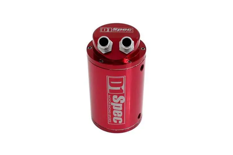 Oil Catch Tank D1Spec 0.48L 15mm Red - Szybka dostawa