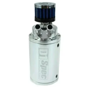 Zostało tylko kilka sztuk - Oil Catch Tank D1Spec 0.48L 15mm Silver + Filtr