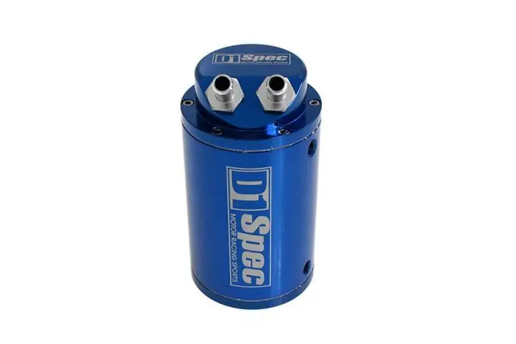 Oil Catch Tank D1Spec 0.48L 9mm Blue - Top produkt