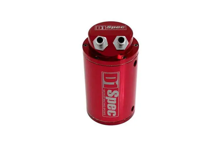 Oil Catch Tank D1Spec 0.48L 9mm Red - Promocja kończy się wkrótce