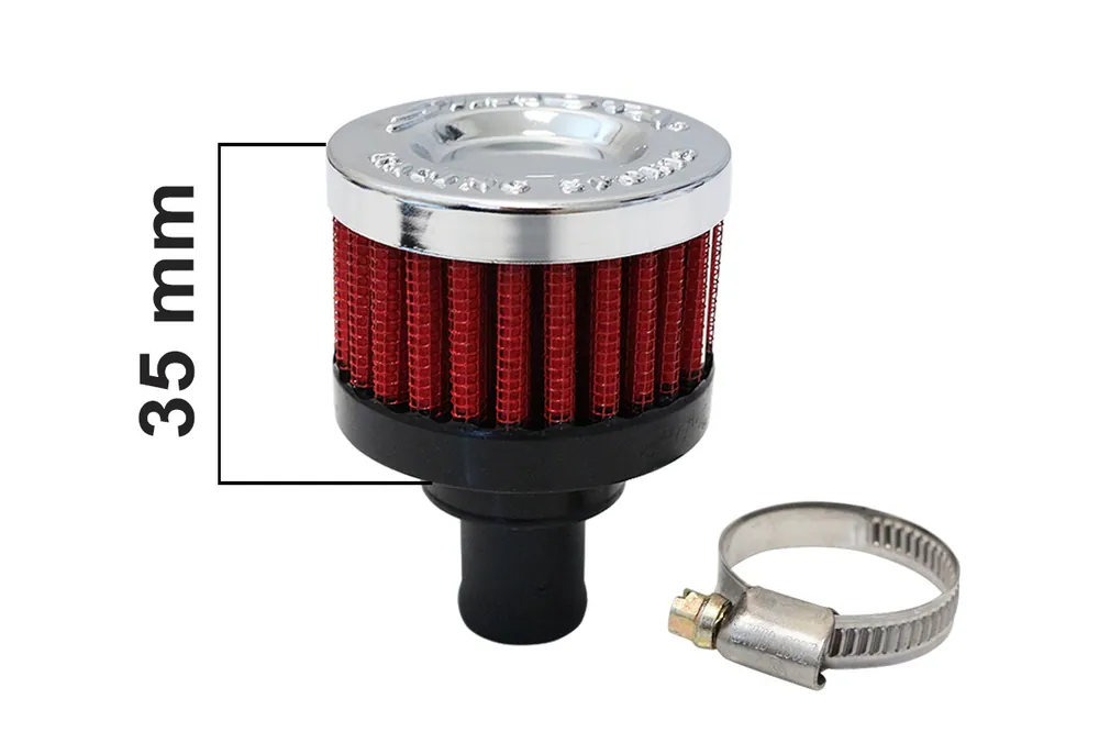 Filtr odmy Simota 15mm Czerwony | Zniżka