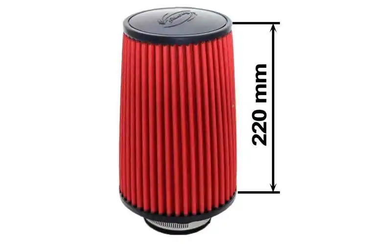 Filtr stożkowy Simota H 220mm OTW 60-77mm JAU-X02101-15 Czerwony | Premium