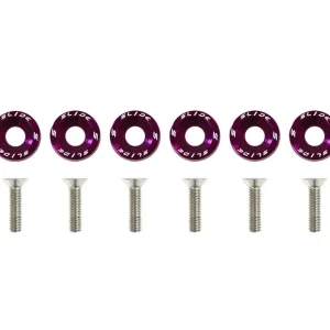 Śrubki, podkładki ozdobne M6x1.0 15mm SLIDE Purple - Tylko dziś