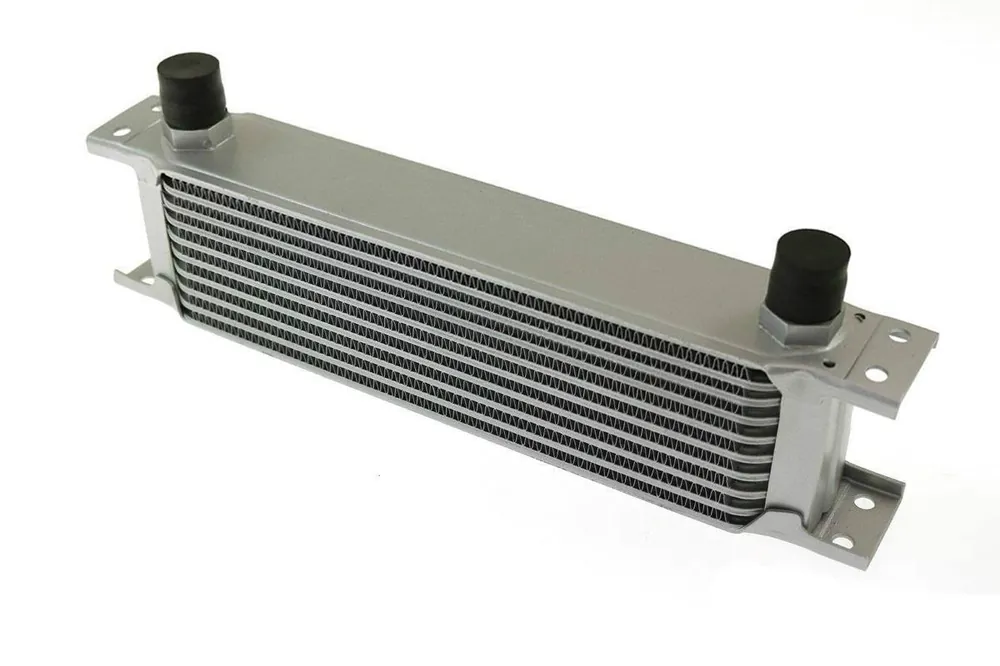 Kup dziś | Chłodnica Oleju TurboWorks 10-rzędowa 260x70x50 AN8 Silver