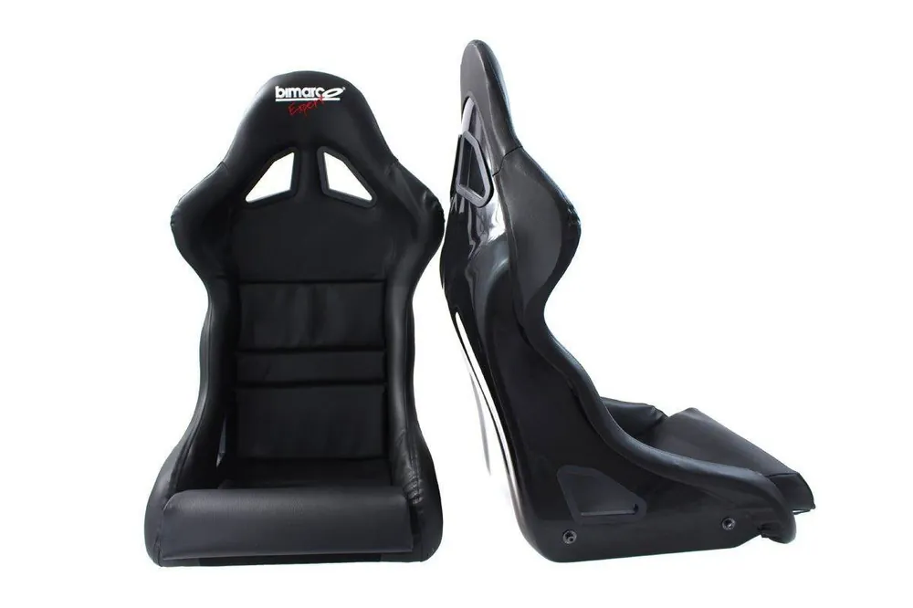 Fotel Sportowy Bimarco Expert II Skaj Black FIA USZKODZONY - Megacena