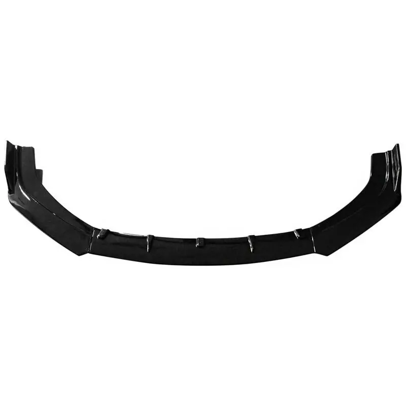 Uniwersalny splitter przedniego zderzaka (3-częściowy) Gloss Black | Najlepsza cena
