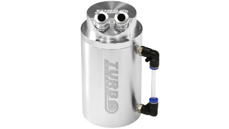 Oil Catch Tank TurboWorks 0.7L 15mm Silver | Nie przegap