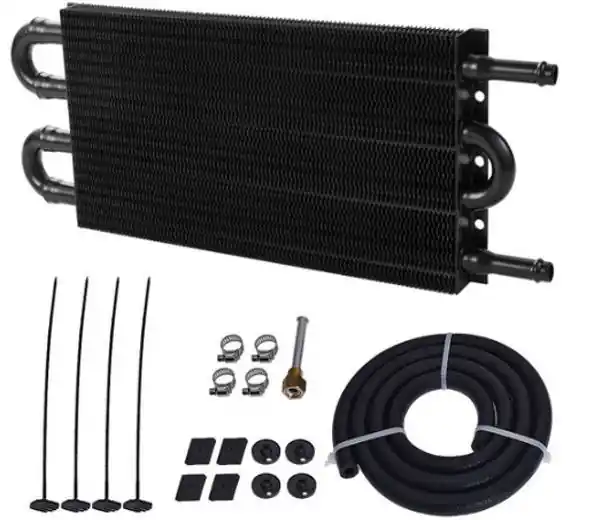 TurboWorks Power steering, transmission cooler 4-row Black - Kup online