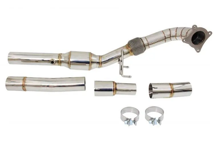 Niska cena - Downpipe Audi A3 8P TT 8J Seat Altea Leon Skoda Octavia VW Golf Eos Jetta Bora 2.0 TFSI Heat Shield