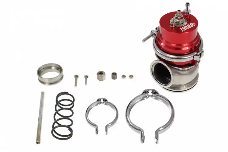 Wastegate zewnętrzny TurboWorks 60mm 1.6 Bar V-Band Czerwony - Świetna oferta