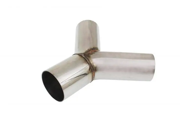 Y-Pipe exhaust collector 90deg 51/51mm 304SS - Nowość w sprzedaży