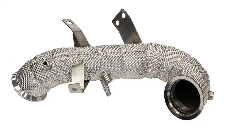 Produkt premium | Downpipe Mercedes Benz A45 A45S 19+ M139 W177 + Heat Shield