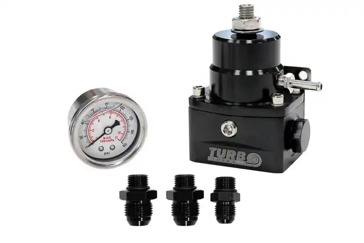 TurboWorks Fuel pressure regulator with AN8 clock - Wysyłka od ręki