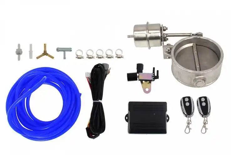 Produkt polecany - Zestaw przepustnicy wydechu pneumatyczny 70mm Vacuum Closed