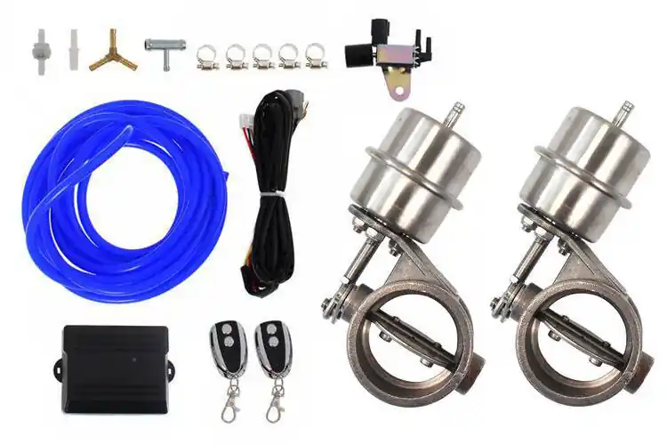 Exhaust Dual Cutout Set Pneumatic 60mm Vacuum Open - Sprawdzony wybór