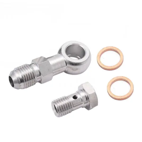 Zestaw śruba banjo M12x1.25 na AN6 z restryktorem 2.5mm | Jakość premium