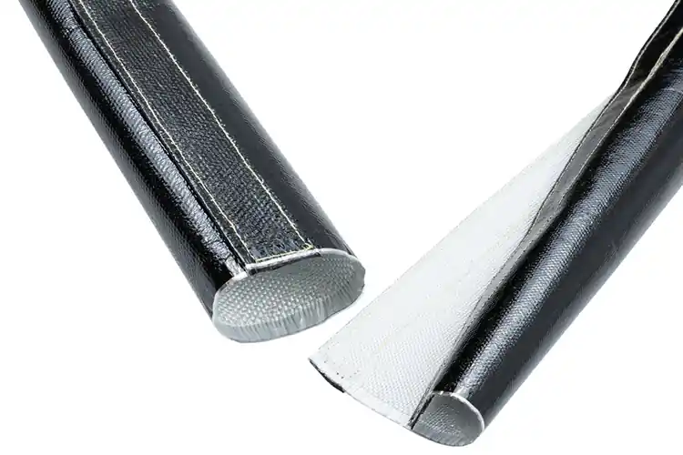 Okazja cenowa - TurboWorks Heat resistance hose cover 12mm x 1m Black