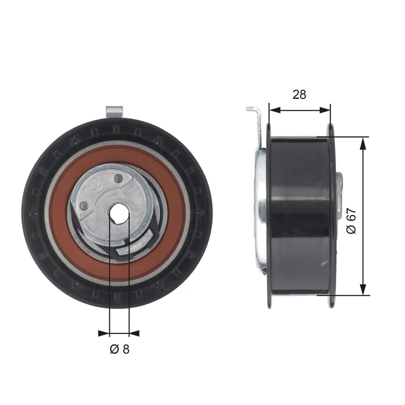 T43052 POWERGRIP TENSIONER | Wyprzedaż