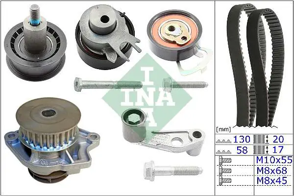 Superoferta | ROZRZĄD KPL. + POMPA WODY AUDI/VW /SEAT 1.416V/1.6 16V