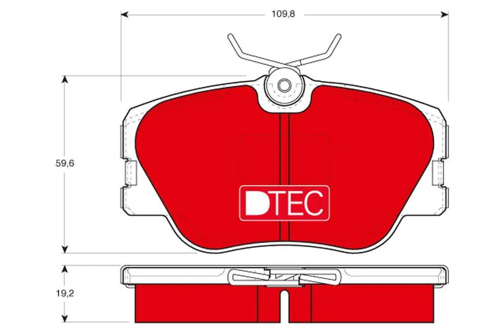 Jakość premium - KLOCKI HAM. PRZEDNIE DTEC MERCEDES BENZ COUPE 1987 - 1993, E-CLASS 1992 - 1998, KOMBI