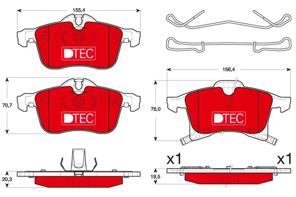 Od ręki - KLOCKI HAM. PRZEDNIE DTEC OPEL ASTRA F CLASSIC 2003 - 2005, ASTRA G 2001 - 2005, ASTRA