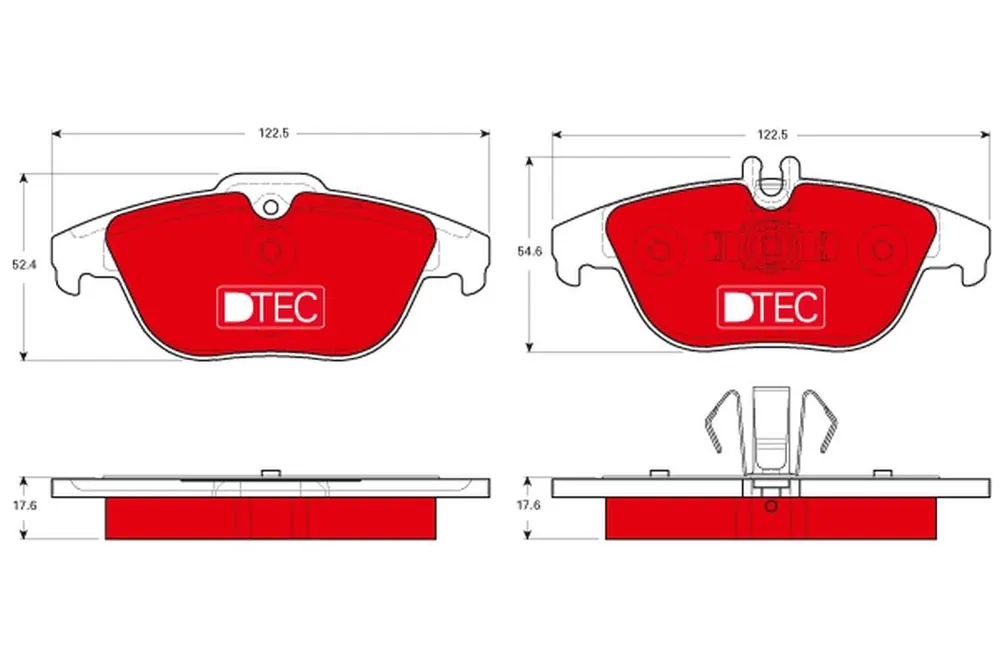 KLOCKI HAM. TYLNE DTEC MERCEDES C180 1.6 / MERCEDES C200 1.8 / MERCEDES C220 2.1 | Nowa pozycja w ofercie