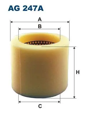 Ostatnia szansa - FILTR POWIETRZA ODMIANA FILTRA AR 247 Z GĄBCZASTYM MEDIUM FILTRACYJNYM