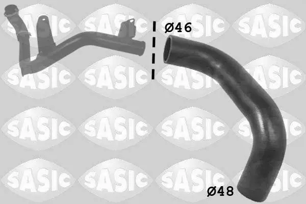 WĄŻ INTERCOOLERA FORD FOCUS II/VOLVO 1.604- DOLNY - Oferta specjalna