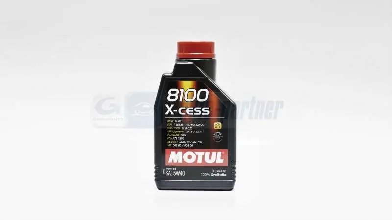 OLEJ SILNIKOWY 5W-40 1L 8100 X-CESS MOTUL A3/B3-API SN/CF, 502.00-505.00,RN0700,MB229.5/226.5 - Zostało kilka sztuk