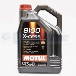 OLEJ SILNIKOWY 5W-40 5L 8100 X-CESS MOTUL A3/B3-API SN/CF, 502.00-505.00,RN0700,MB229.5/226.5 - Nowość