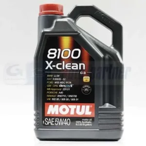 OLEJ SILNIKOWY 5W-40 5L 8100 X-CLEAN MOTUL C3-API SN/CF, 502.00-505.00-505.01,RN0700,MB229.31 - Wyprzedaż